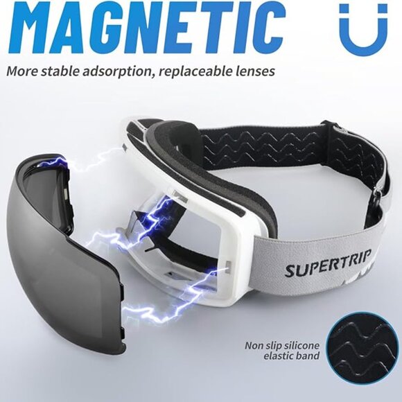 Ski Goggles + Interchangeable Lens - Picture 3 of 6